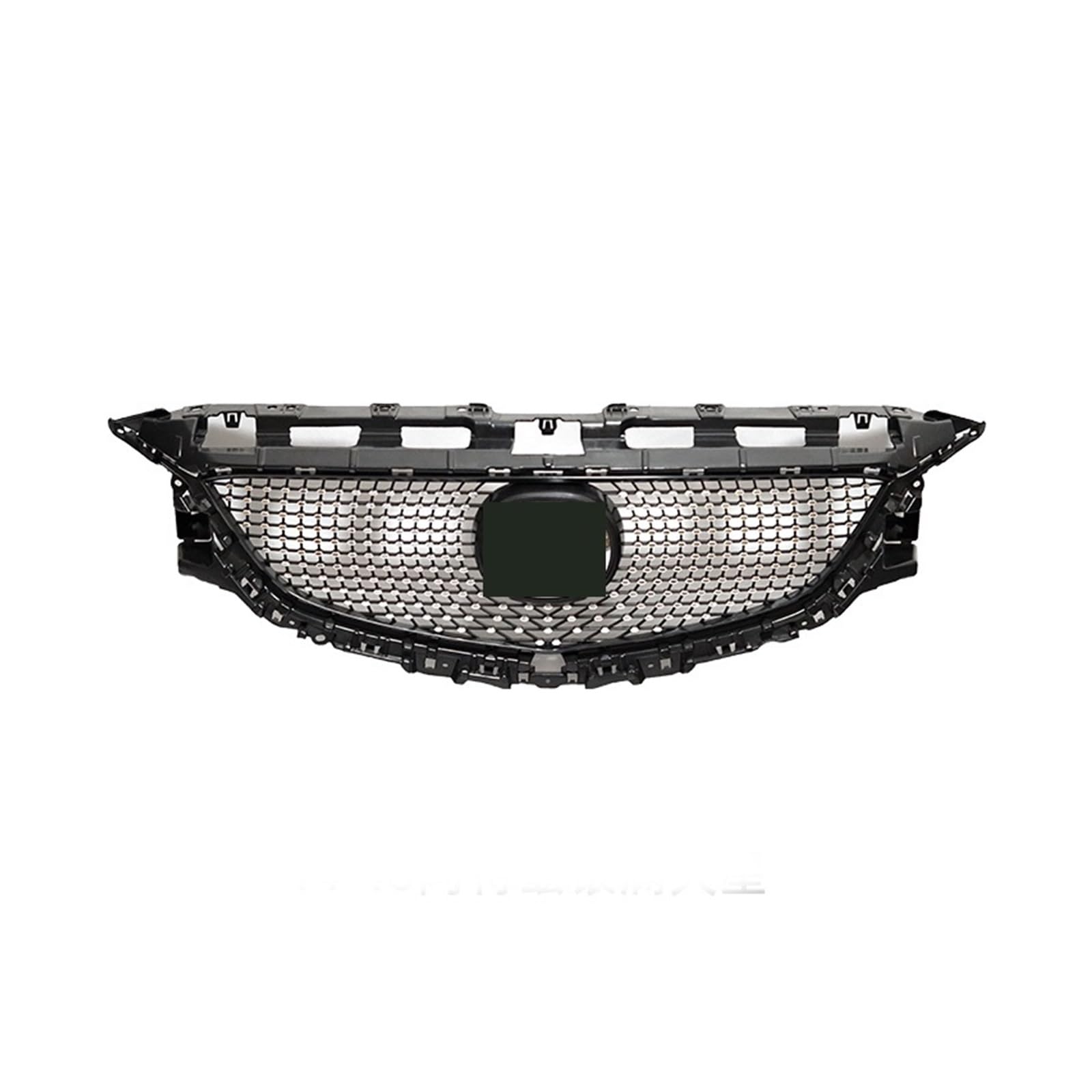 Diamant-Frontstoßstangengrill, obere Netzgitter, kompatibel mit Mazda 6 Wagon Atenza 2014–2016, Autozubehör, Renngrill(Black) von LXCHOU