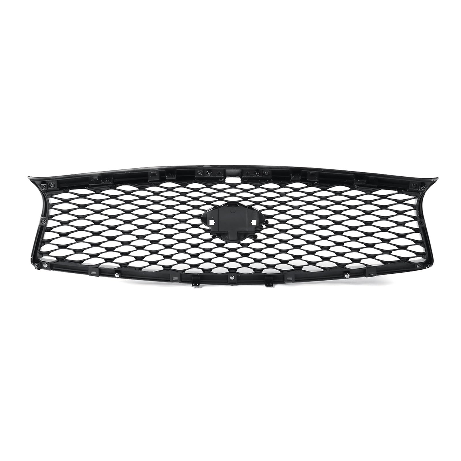 Frontgrill Kompatibel for Infiniti Q50 Q50S 2014 2015 2016 2017 Front Stoßstange Oberen Grill Haube Mesh Grill Ersatz von LXCHOU