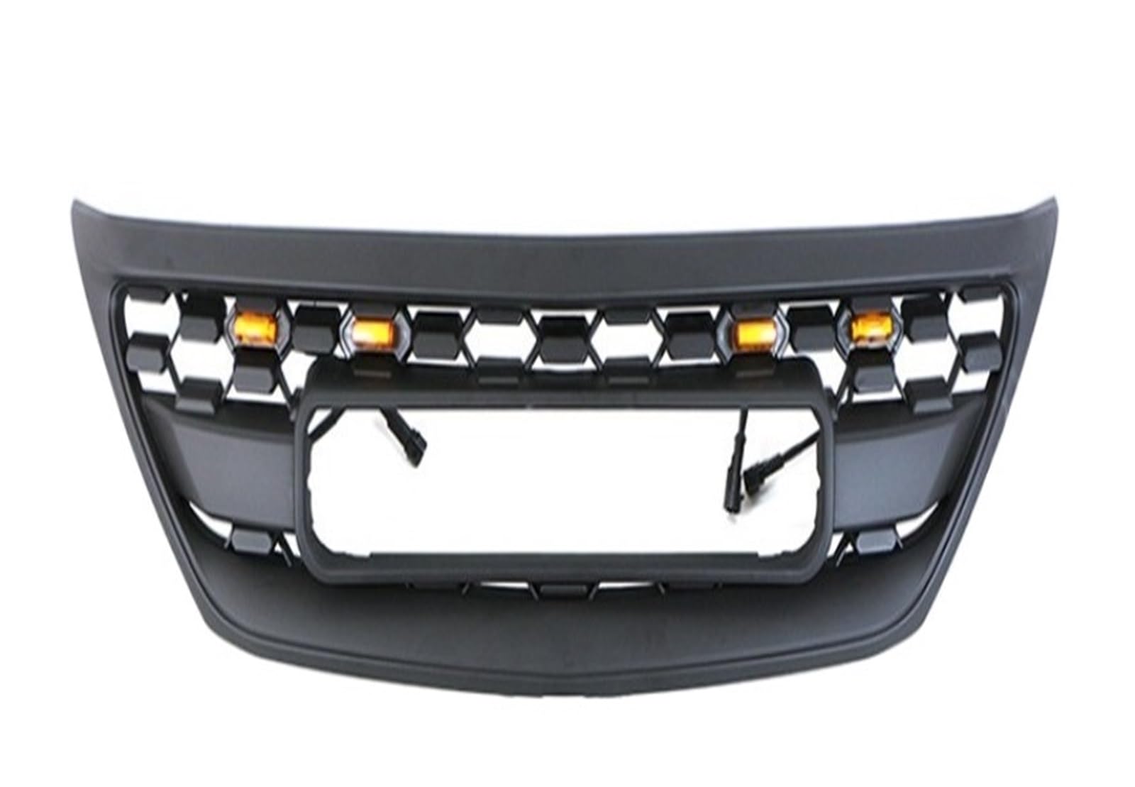 Frontgrill mit bernsteinfarbenen LED-Lichtern, kompatibel for Lexus RX300-RX330 1999–2003, Auto-Frontstoßstange, modifiziertes Renngitter-Zubehör(with LED Grille) von LXCHOU