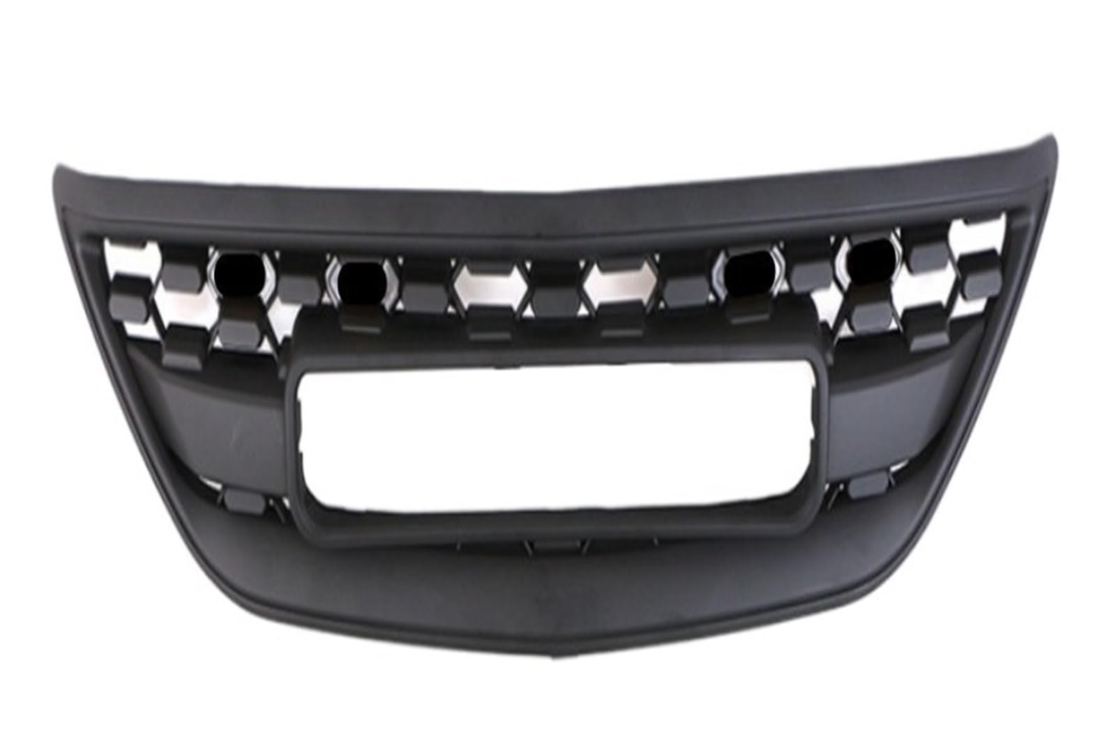 Frontgrill mit bernsteinfarbenen LED-Lichtern, kompatibel mit Lexus RX350 2004–2009, Auto-Frontstoßstange, modifiziertes Renngitter-Zubehör(No LED Light) von LXCHOU