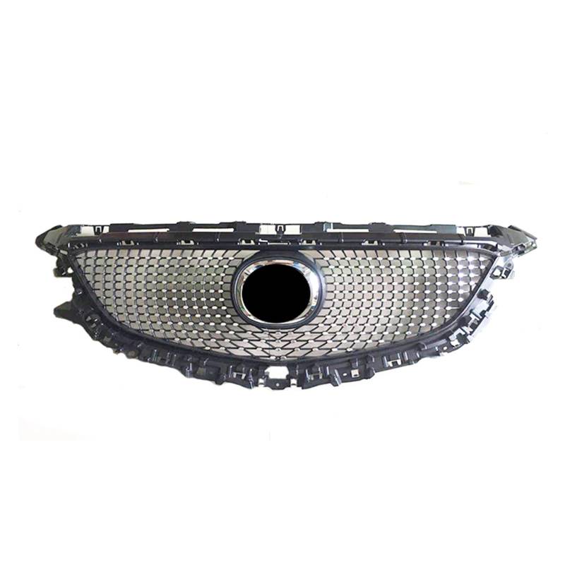 Frontstoßstange Mesh Grille Racing Fit kompatibel for Mazda 6 Atenza 2013–2016 oberer Kühlergrill-Abdeckungsschutz modifizierte Teile Auto-Styling von LXCHOU