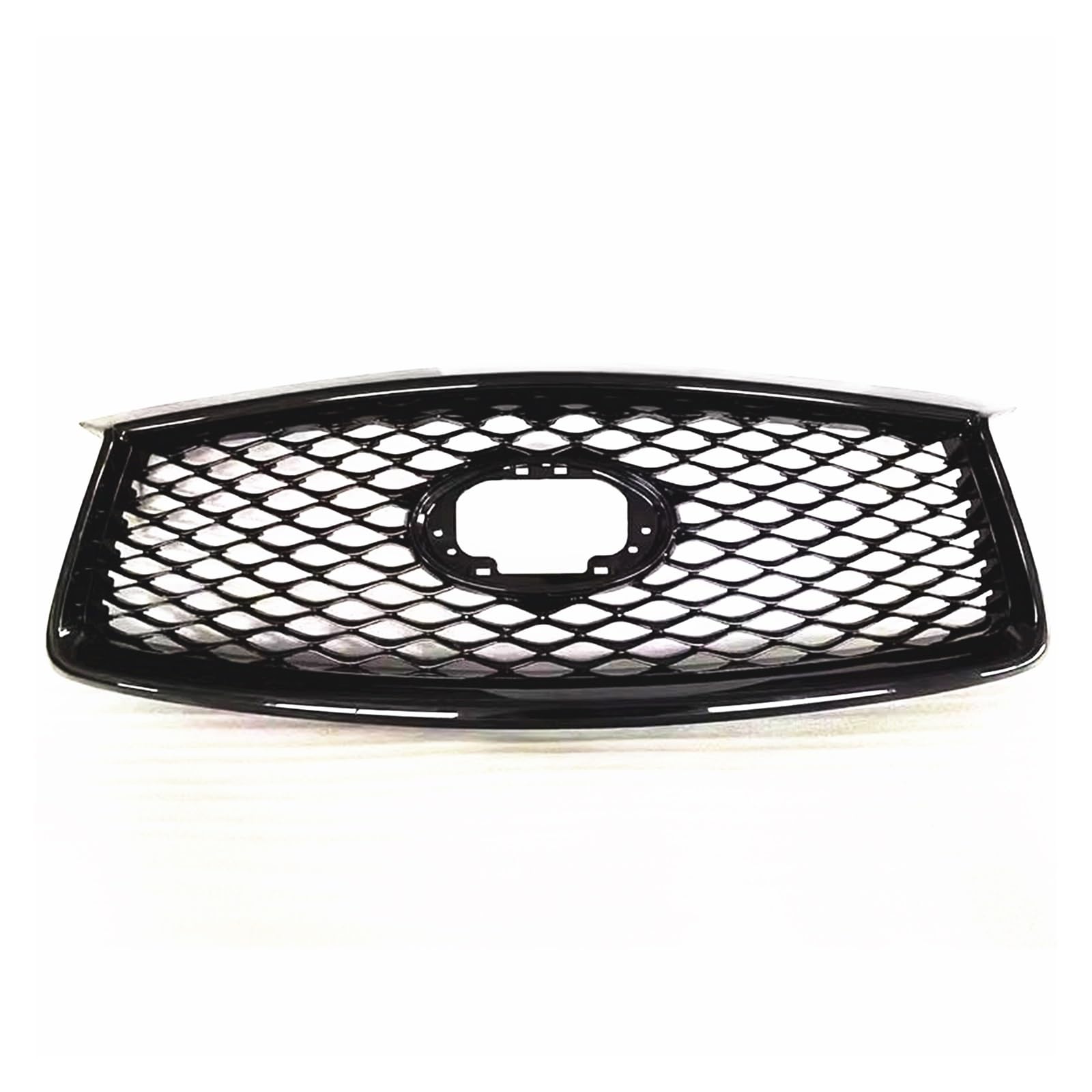 Kompatibel for Infiniti QX50 2019 2020 2021 2022 2023 4-Türer Frontgrill Grill Wabenstil Schwarz Auto Oberstoßstange Haube Mesh Grid Kit von LXCHOU