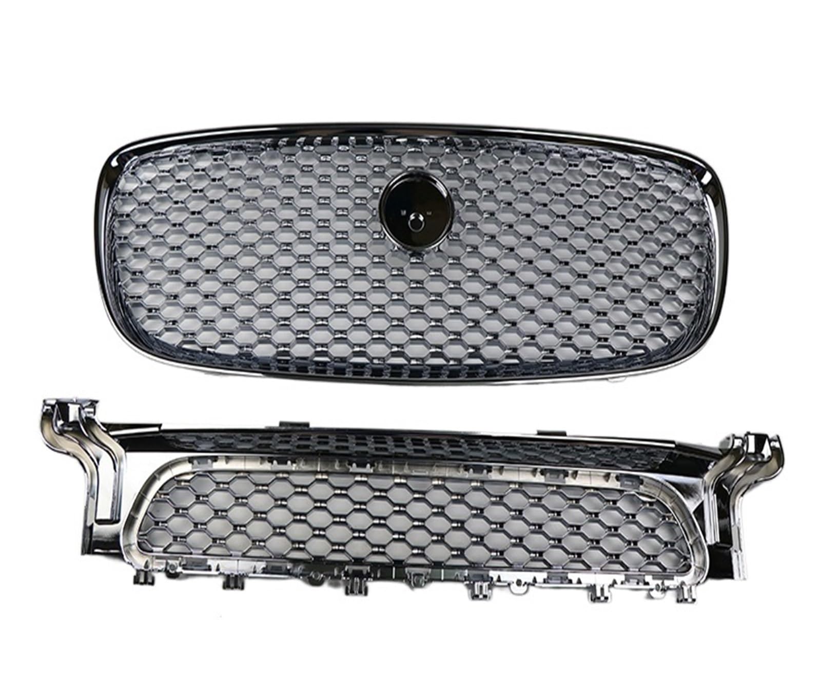 Kühlergrill for die vordere Stoßstange, kompatibel mit Jaguar XJ, XJL, XF, XFL, XEL, F-PACE(XEL Black) von LXCHOU