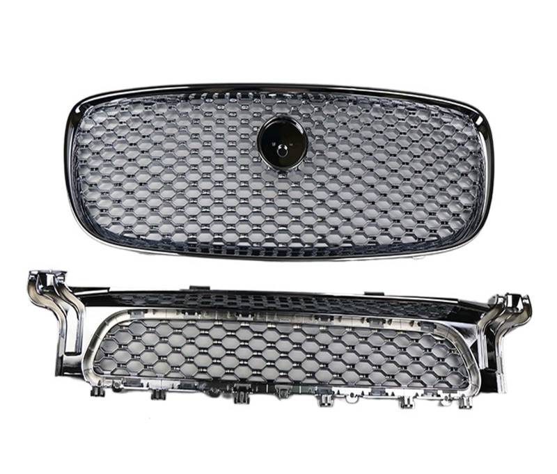 Kühlergrill for die vordere Stoßstange, kompatibel mit Jaguar XJ, XJL, XF, XFL, XEL, F-PACE(XEL Chrome) von LXCHOU