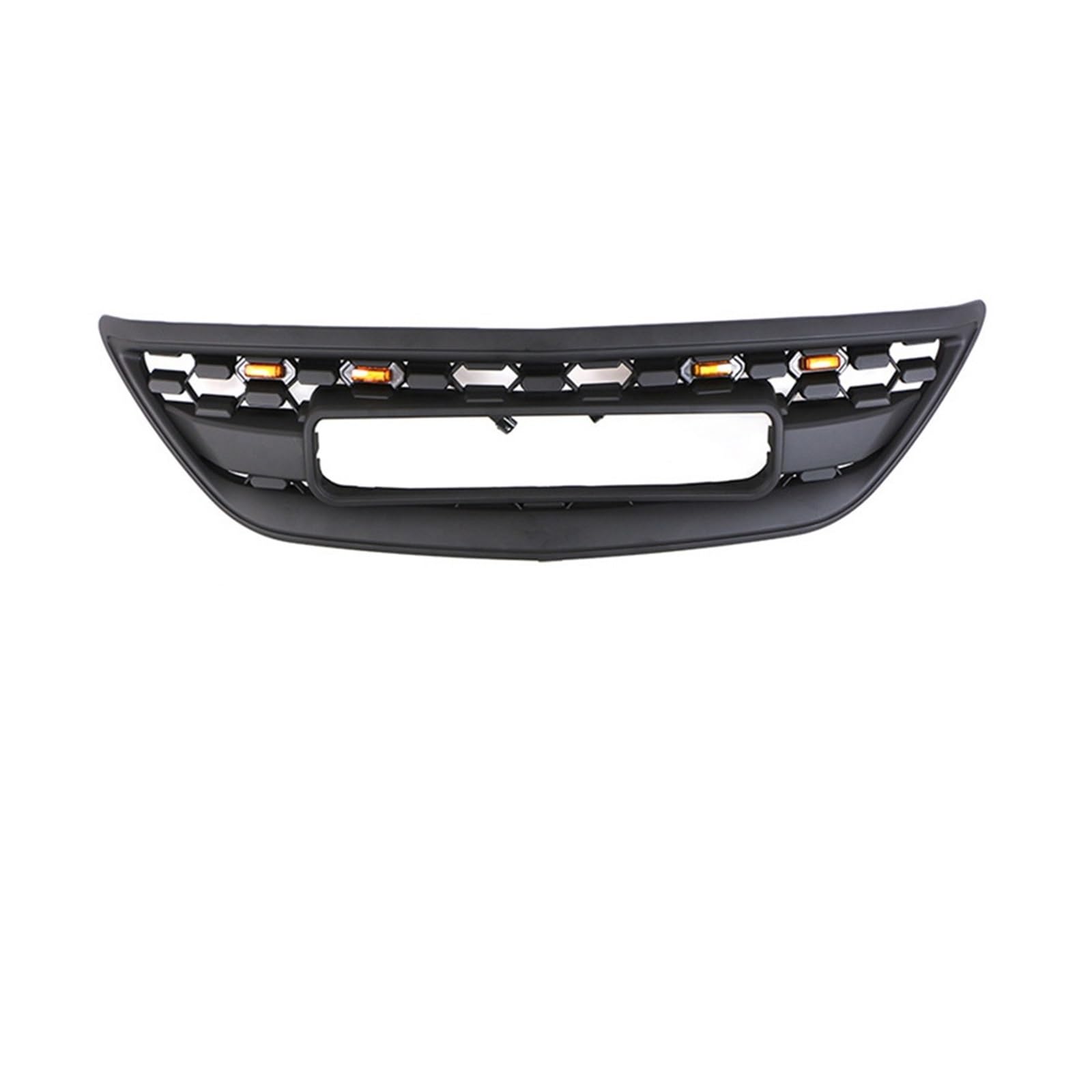 LXCHOU ABS-schwarze Frontstoßstangengrills, Upgrade-Renngitter, Kühlergrill mit Buchstaben-Netzabdeckungsgrills, kompatibel for Lexus RX350 2004–2008(With Lights) von LXCHOU