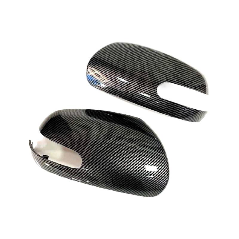 LXCHOU Auto Carbon Fiber ABS Seite Rückspiegel Abdeckung Flügel Spiegel Shell Cap Gehäuse Kompatibel for Kia Forte 2009-2012 87616-1M000EB von LXCHOU