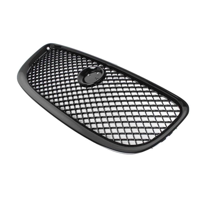 LXCHOU Auto Kühlergrill Oberen Mesh Grill Kompatibel for Jaguar XJ 2010 2011 2012 2013 2014 2015 Chrom Automobil Auto Teile zubehör(Black) von LXCHOU