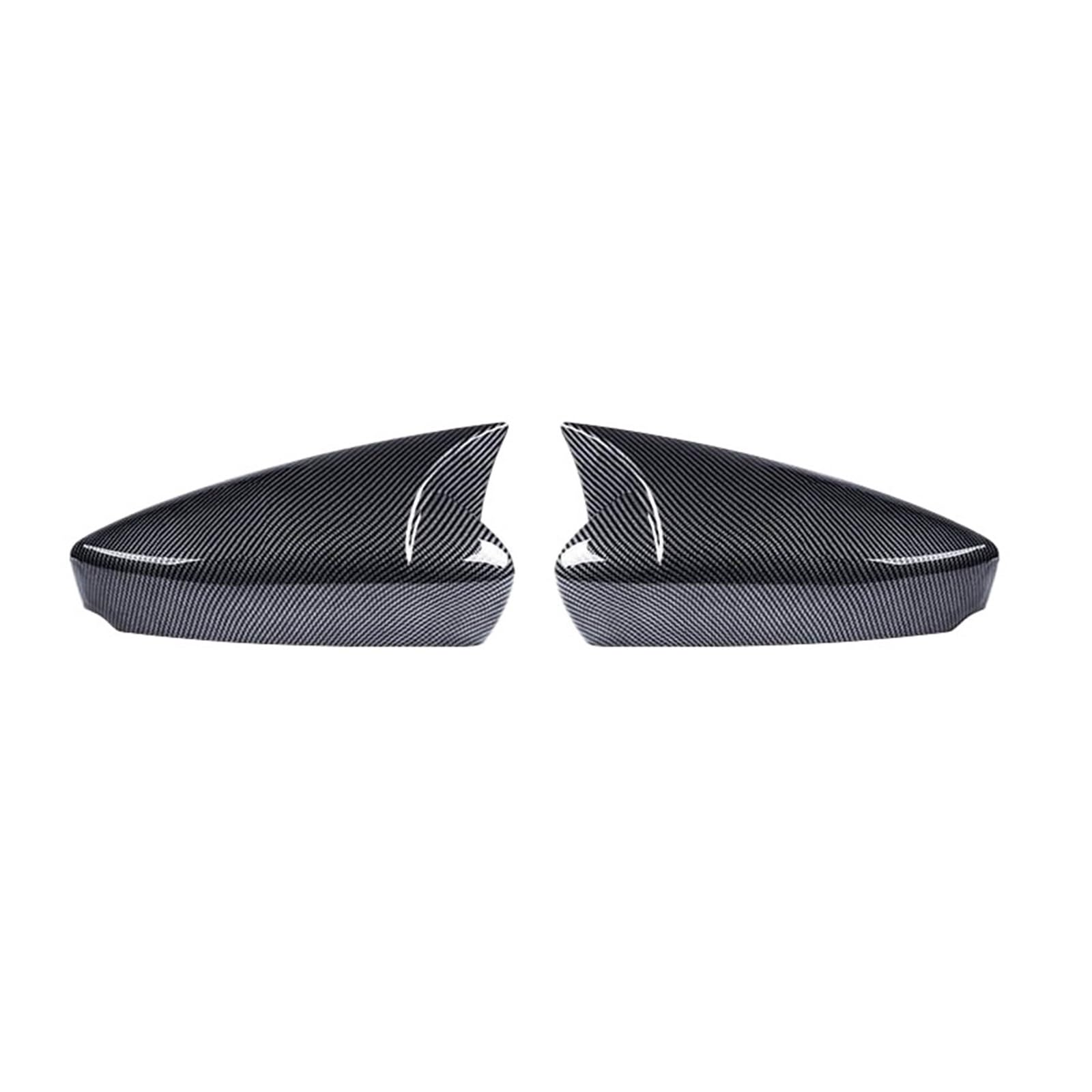 LXCHOU Auto Rückansicht Rück Seite Glas Spiegel Abdeckung Trim Horn Carbon Rahmen Seite Spiegel Kappen Kompatibel for Mazda CX-30 2022 2020 2021 von LXCHOU