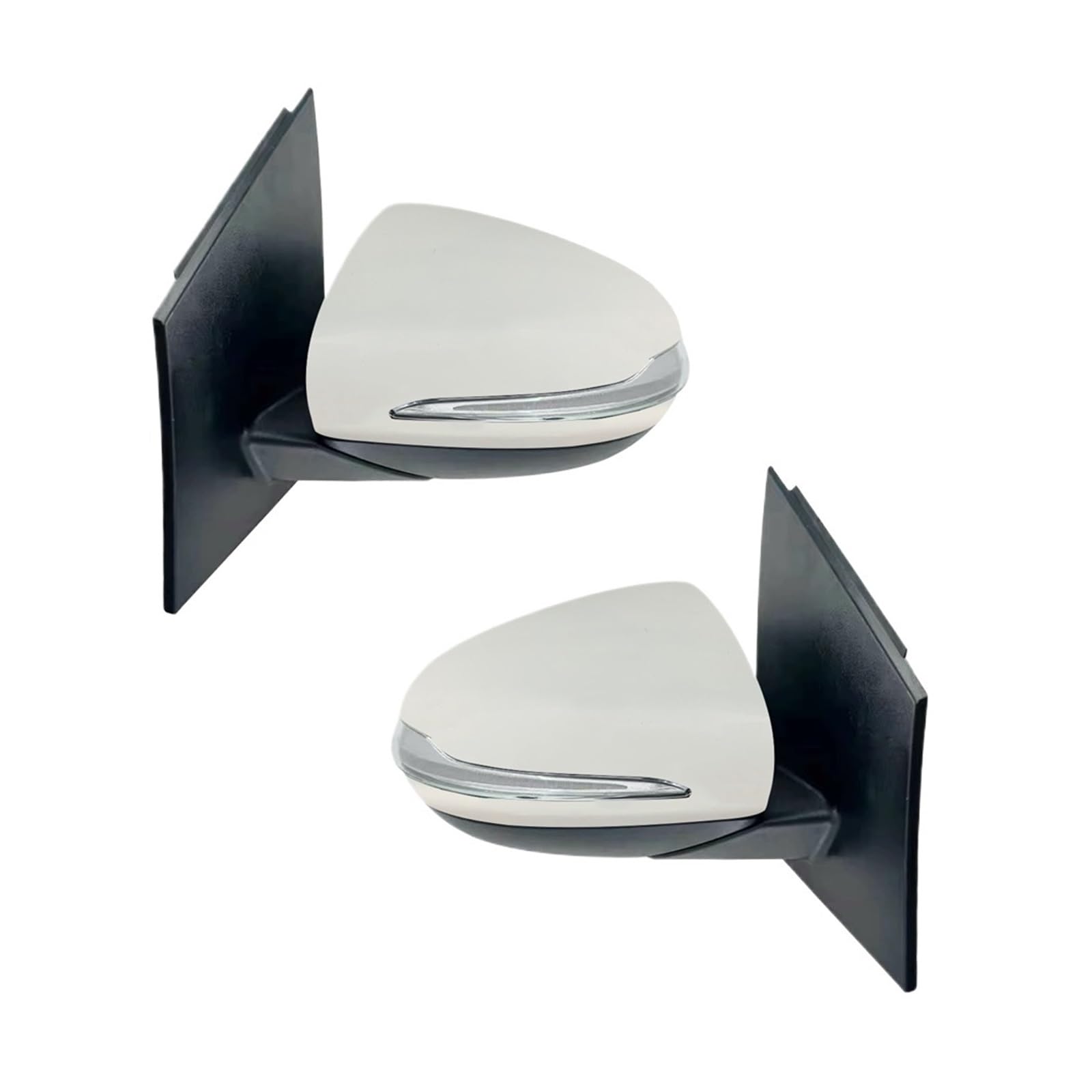 LXCHOU Auto-Rückspiegel, Seitentür-Spiegel-Baugruppe, kompatibel for Mercedes Benz W247 B-Klasse B180 B200 B260, automatische elektrische Klappspiegel-Baugruppe(1Pair White) von LXCHOU