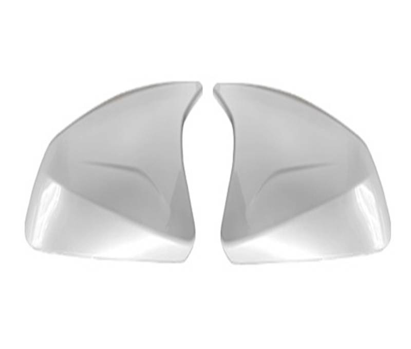 LXCHOU Auto-Rückspiegel-Abdeckungs-Ordnung, Ox-Horn, ABS-Seitenrückspiegel-Shell-Kappe, LHD, kompatibel for Lexus RX 2016–23, NX 2015–2023, Zubehör(Quartz White) von LXCHOU