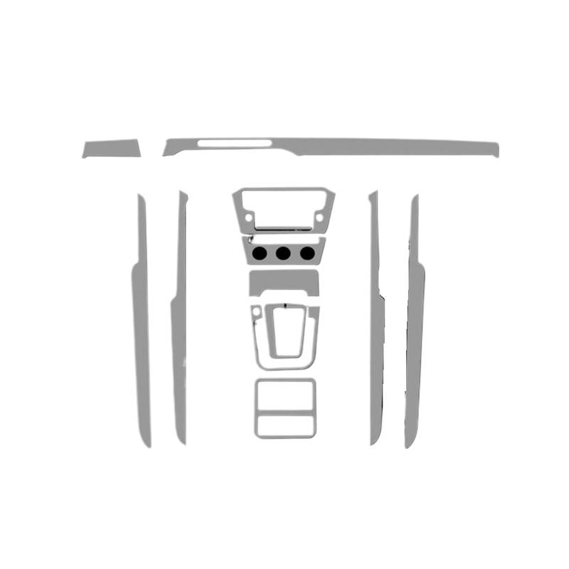LXCHOU Auto-Styling Auto Innenverkleidung Armaturenbrett Klarlack Schutzfolie Aufkleber kompatibel for VW Magotan 2017–2018 von LXCHOU