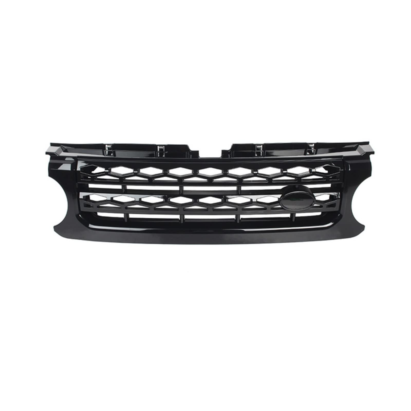 LXCHOU Auto-Styling-Renngrills kompatibel for Land Rover kompatibel for Discovery 4 LR4 2010 2011 2012 2013 L319 glänzend schwarzer ABS-Frontgittergrill(Black) von LXCHOU