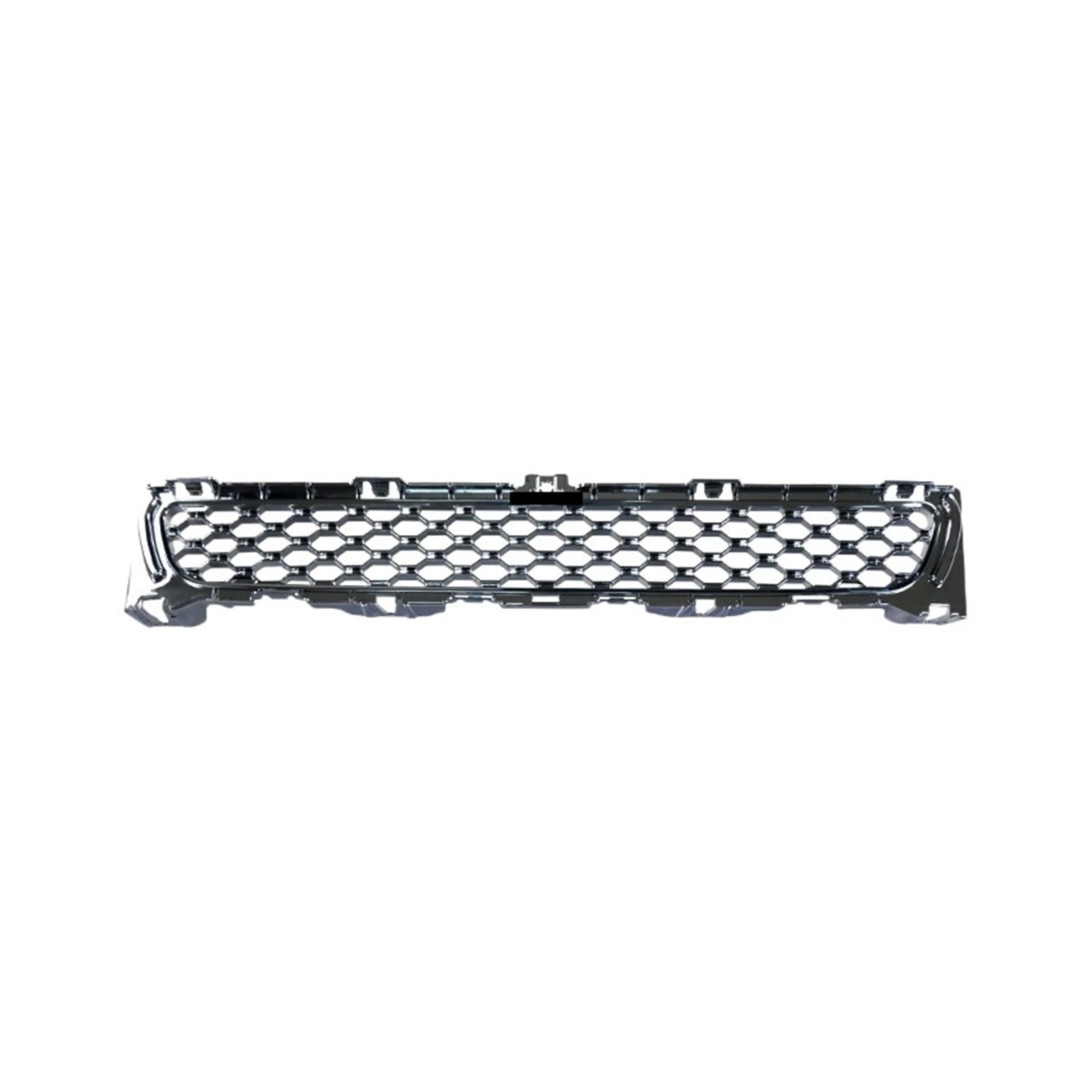 LXCHOU Auto Vorderen Kühlergrill Oberen Kühler Mesh Grill Kompatibel for Jaguar XJ XJR 2016-2020 Nebel Lampe Rahmen Auto Teile Set Auto Zubehör(Front Grille Silver) von LXCHOU