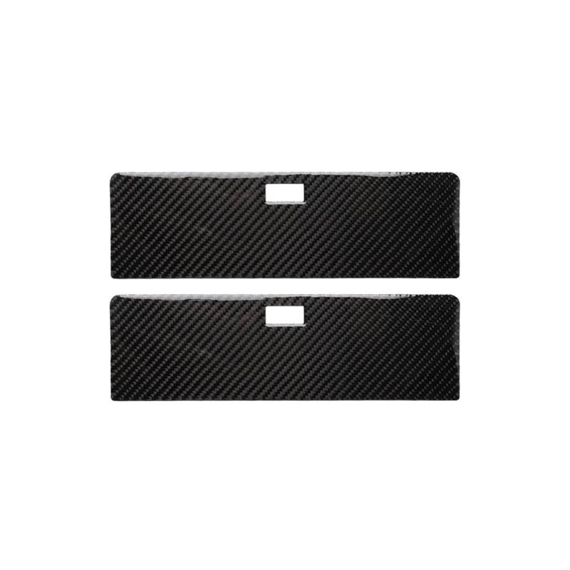 LXCHOU Carbon Faser Auto Innen Hinten Lagerung Box Panel Aufkleber Trim Abdeckung Konsole Fall Bord Streifen Kompatibel for Nissan 350Z 2006 2007 2008 2009 von LXCHOU