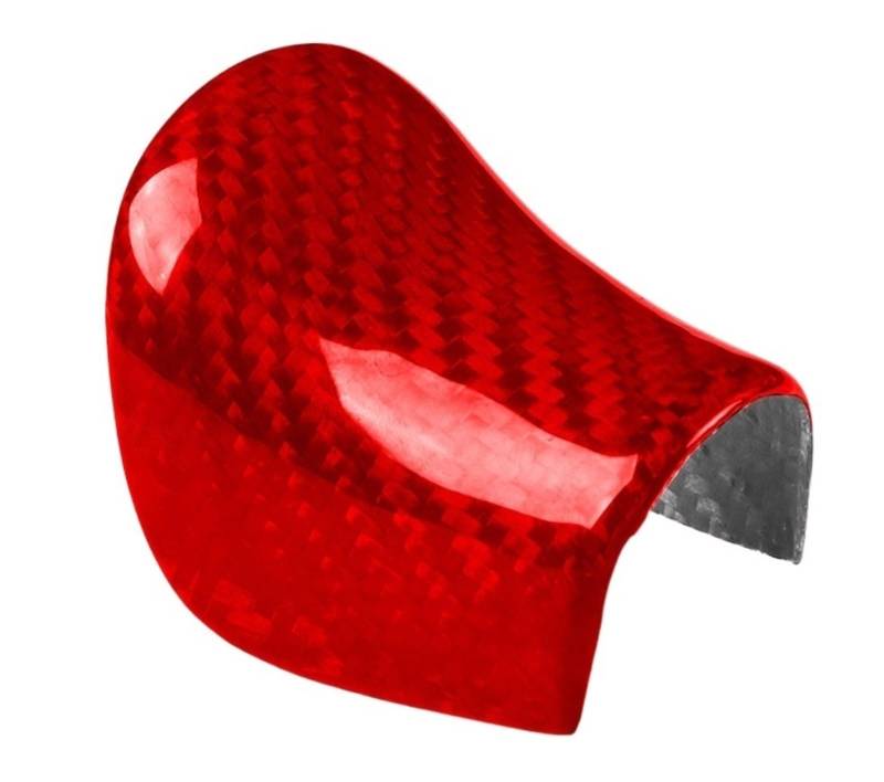 LXCHOU Carbon Fiber Kompatibel for Nissan GTR R35 2017 2018 2019 2020 2021 2022 Zubehör Innen Getriebe Griff Schützen Abdeckung Trim Aufkleber Set(A Red) von LXCHOU