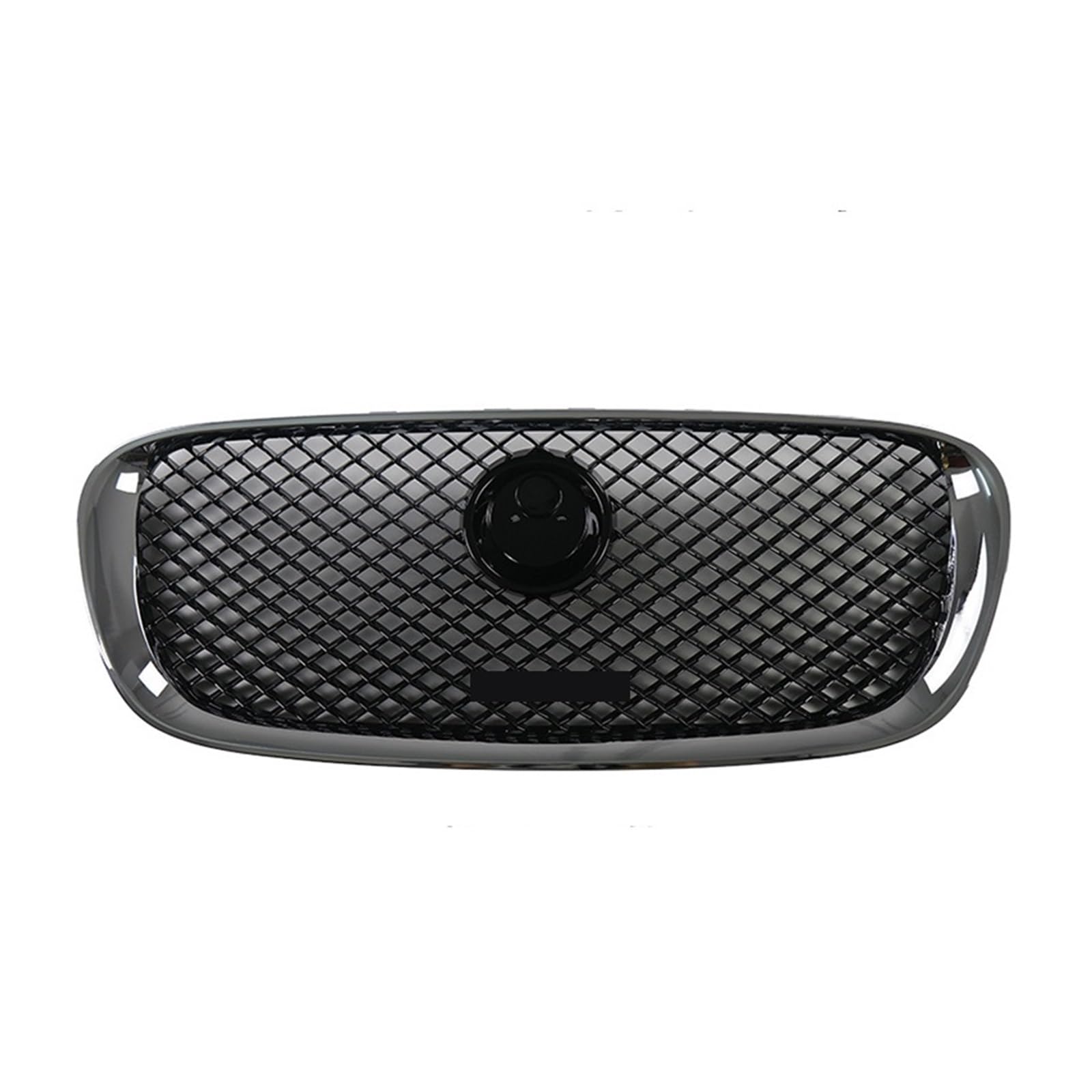 LXCHOU Frontschürze Racing Grill Kompatibel for Jaguar XF 2008-2011 Kühlergrill Oberen Mesh Grills C2Z3832 C2Z14892 Auto Zubehör(Black Silver) von LXCHOU