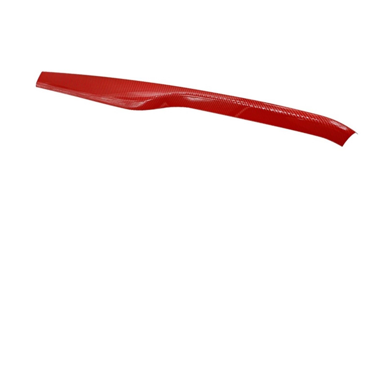 LXCHOU Kompatibel for Alfa Romeo Stelvio, Auto-Armaturenbrett-Trim-Dekorationsaufkleber, zentrale Steuerstreifen-Trimmaufkleber, Innenmodifikation(Red) von LXCHOU