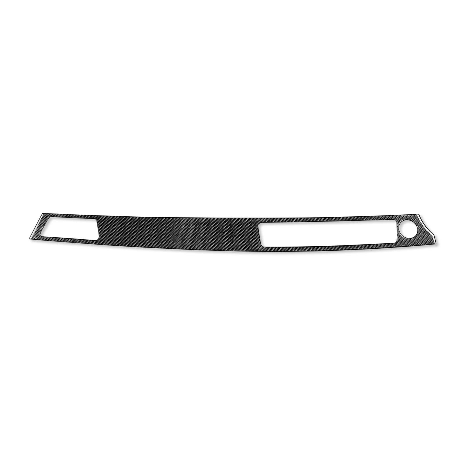 LXCHOU Kompatibel for BMW 3er E90 2006–2008, Kohlefaser-Mittelluftauslass, dekorative Abdeckung, Auto-Innenraum-Zubehör, Dekorationsaufkleber(RHD Black) von LXCHOU