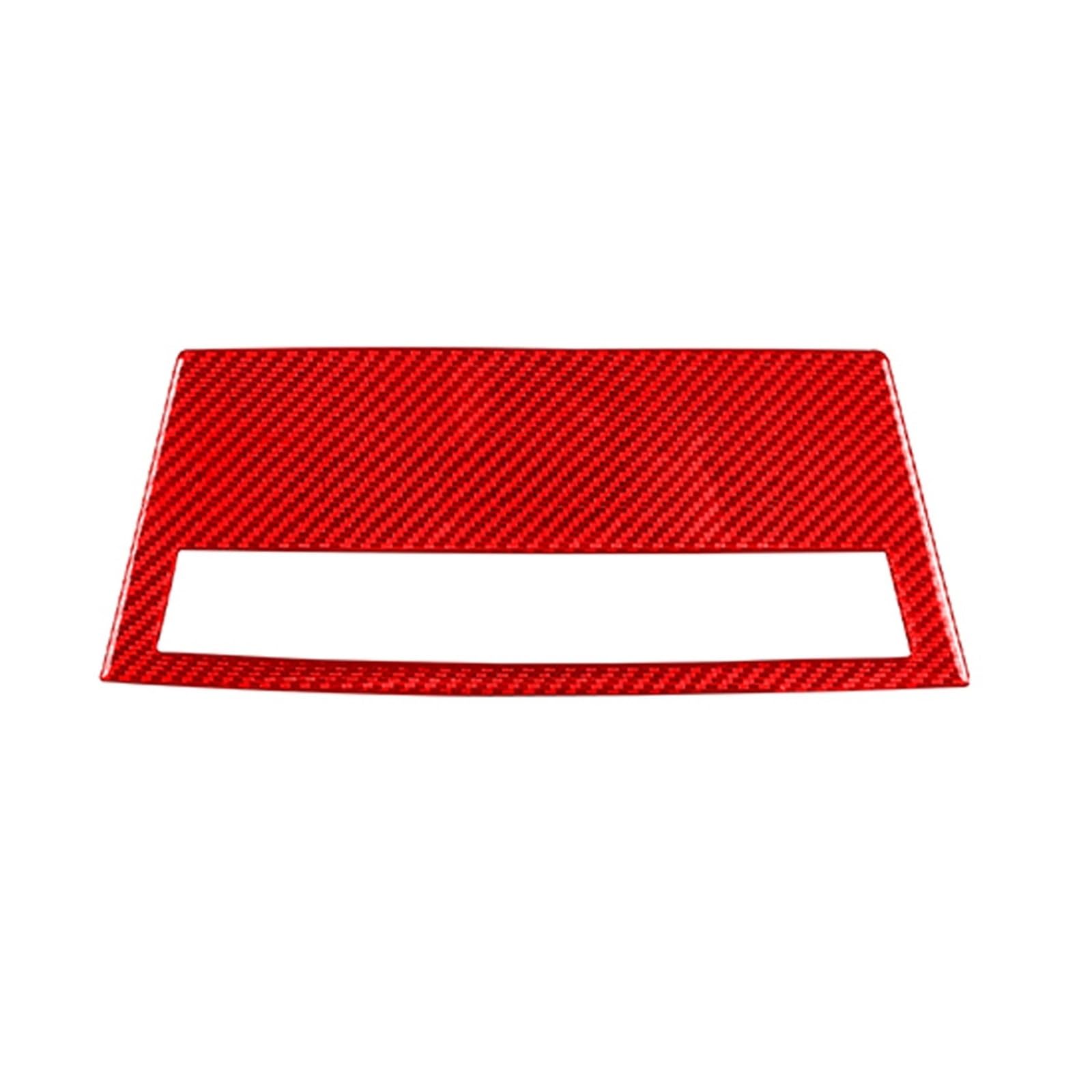 LXCHOU Kompatibel for BMW 7er E65 2002–2008, Echtkarbonfaser, Armaturenbrett, Instrumentenanzeige, dekorative Abdeckung, Aufkleber for Auto-Innenräume(Red) von LXCHOU