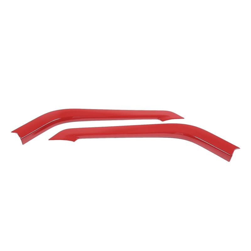 LXCHOU Kompatibel for Land Rover Range Rover Sport 2014–2017, ABS, Schwarze Holzmaserung, Auto-Mittelkonsolenstreifen, Abdeckung, Zieraufkleber, Autozubehör(Red) von LXCHOU