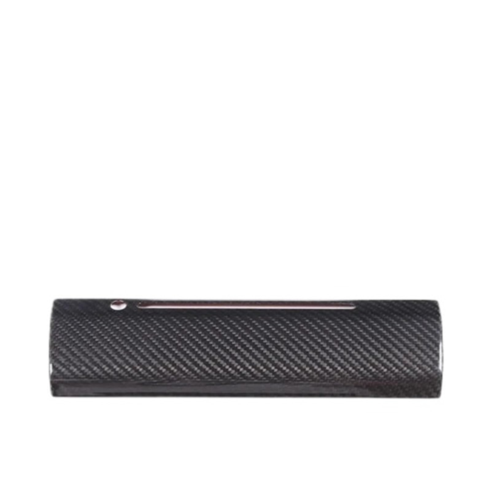 LXCHOU Kompatibel for Maserati Ghibli 2014–15, echte Kohlefaser, Auto-Zentralsteuerung, Klimaanlage, CD-Panel-Rahmen, dekoratives Aufkleber-Zubehör(Carbon Fiber-A) von LXCHOU