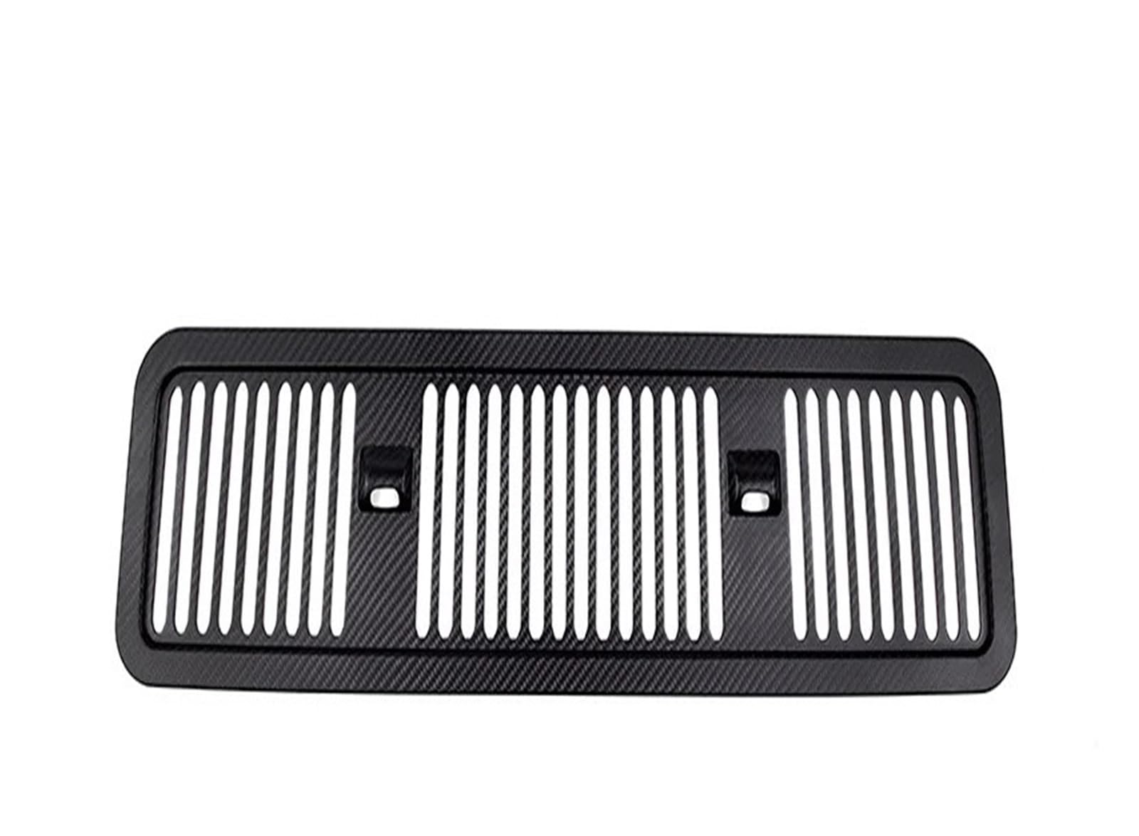 LXCHOU Kompatibel for Mercedes-Benz G-Klasse 2019–2020 W463 G350 G500 G63, Real Carbon Fiber Car Front Hood Engine Vent Trim Panel Aufkleber Autoteile(Matt Carbon Fiber) von LXCHOU