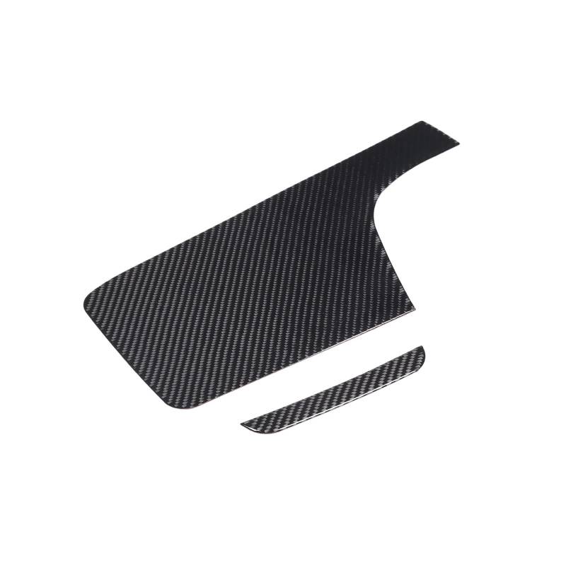 LXCHOU Kompatibel for Porsche Taycan 2019 2020 2021 2022 Weiche Carbon Faser Auto Armlehne Fall Abdeckung Trim Aufkleber Auto Zubehör von LXCHOU