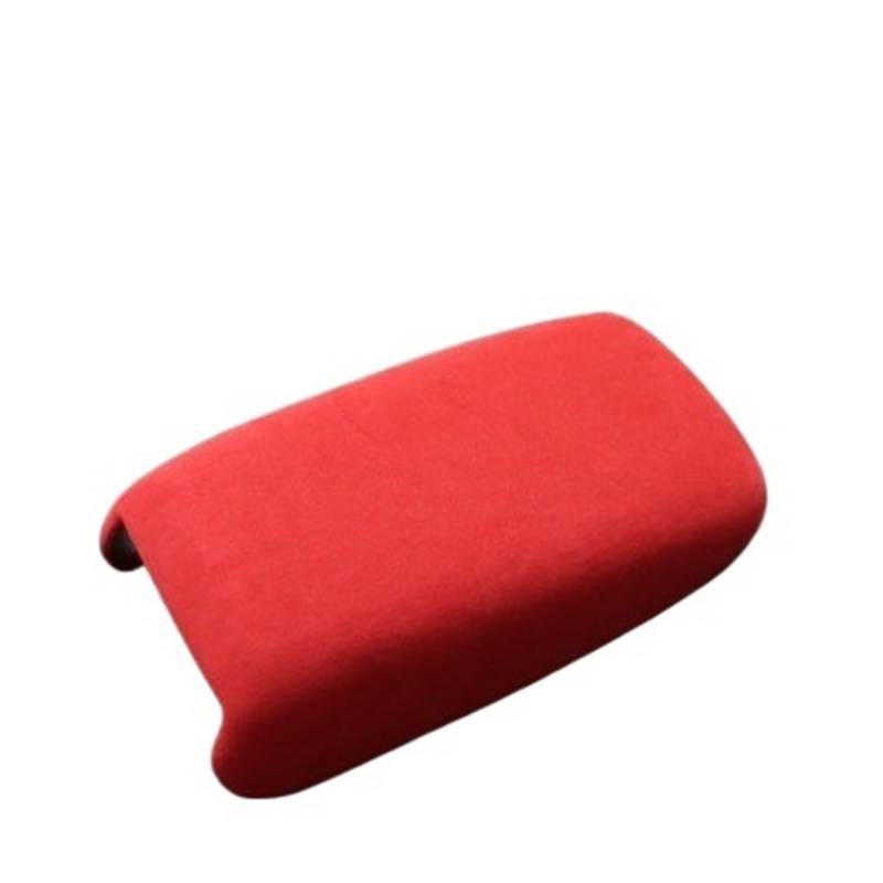 LXCHOU Ultrasuede Auto-Innenraum Mittelkonsole Armlehne Box Panel Cover Aufkleber kompatibel for Audi A3 8Y 2020 2021 2022 Sportback S3 Zubehör(Scarlet Red) von LXCHOU