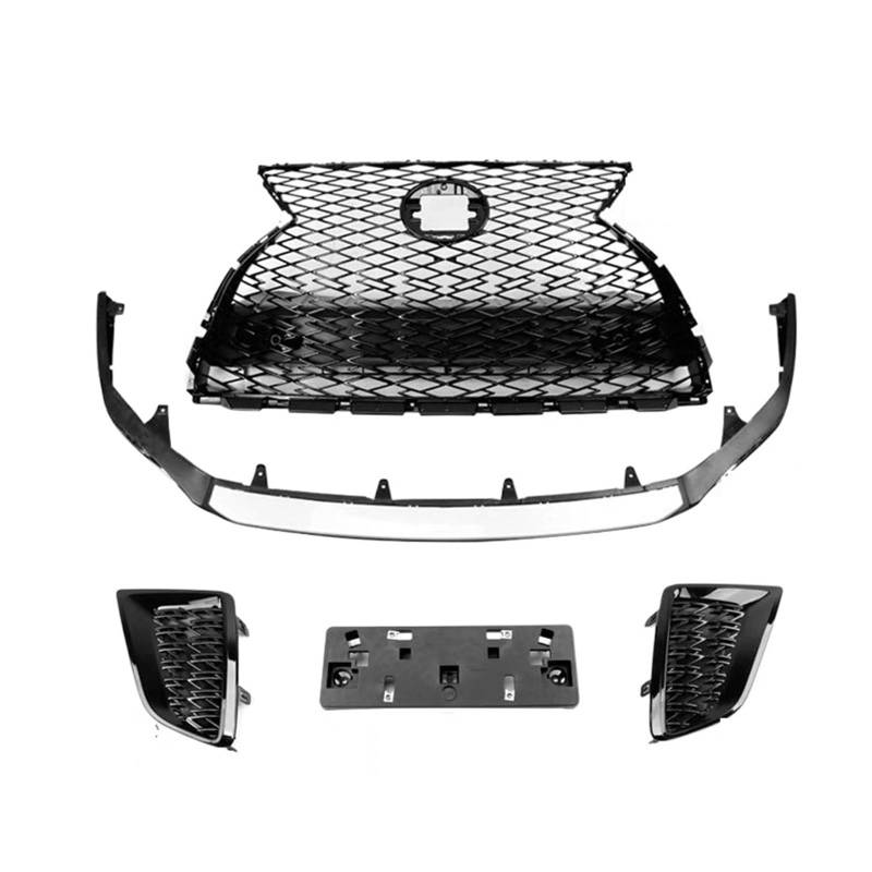 Wild2022 Anzug for Lip Front Kit Kompatibel for Lexus 16-21 Rx300 / 450h Modifizierte Sport Honeycomb Ls Mesh Grille Grill Auto Zubehör(China Net Kit) von LXCHOU