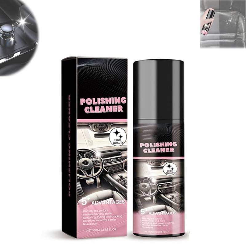 LXCJZY Polishing Cleaner Car Interior,Total Car Interior Cleaner Rejuvenation,Vehicle Interior Polish,Car Interior Detailer Spray Cleaner (1Pcs) von LXCJZY