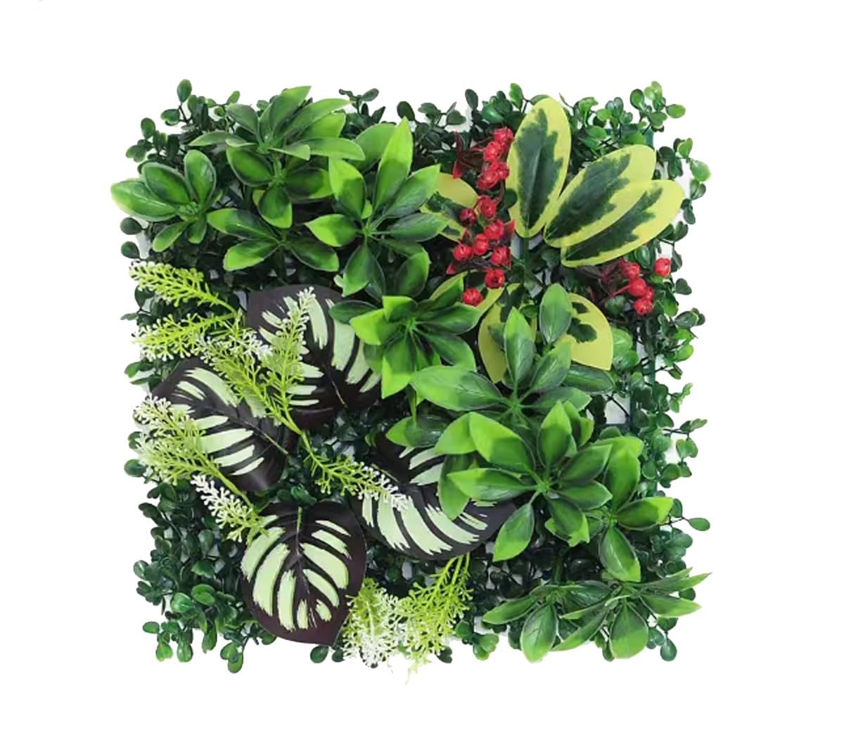 LXJCARLPT Künstliche Graswand Pflanzenwand Gras Hintergrundwand Sonnenschutz grüne Wanddekoration Outdoor Indoor Garten Hinterhof Dekoration(1,25 * 25cm) von LXJCARLPT