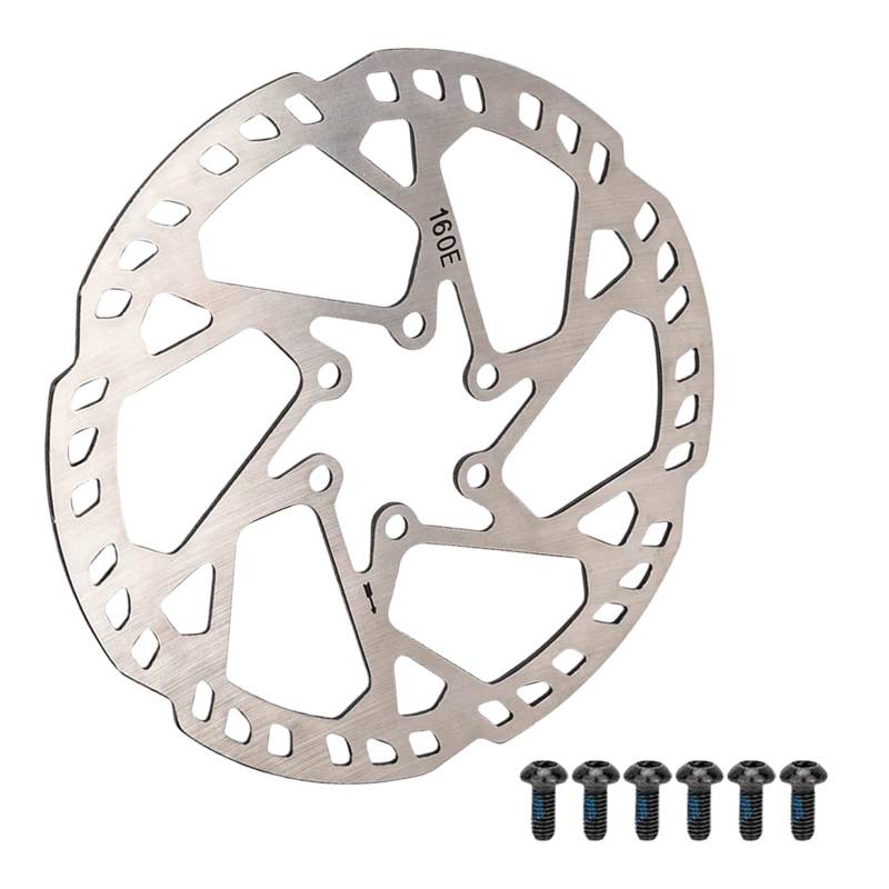 Edelstahl Fahrräder Scheibenbremse Rotor 140/160/180/203/220 mm Rennräder Rotor mit Schrauben Verschleißfestigkeit Fahrrad Rotor von LXJLXD