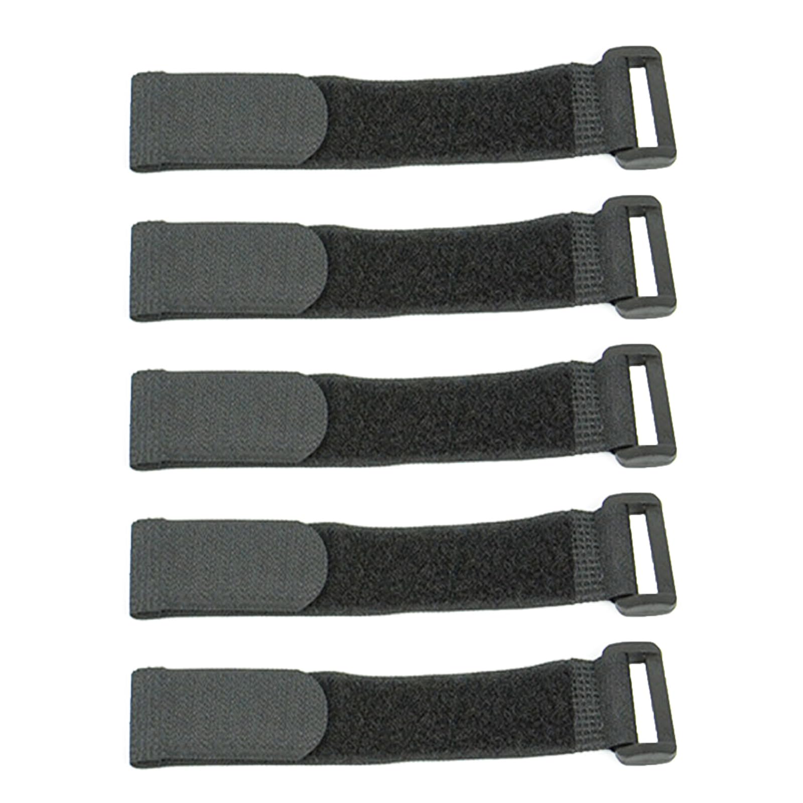 Nylon-Befestigungsgurte, Haken und Schlaufen, wiederverwendbar, für Fahrräder, Lenker, Kabelbinder für Zuhause, 5 Stück von LXJLXD