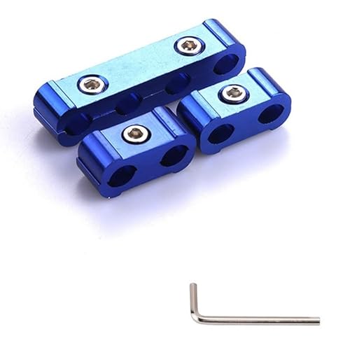 1 Satz Auto Zündkerze Elektrische Drahtklemme Trennlinie Zündkabel Clip Aluminiumlegierung Universal Auto Dekoration(Blue) von LXRTKL