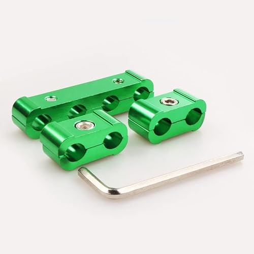 1 Satz Auto Zündkerze Elektrische Drahtklemme Trennlinie Zündkabel Clip Aluminiumlegierung Universal Auto Dekoration(Green) von LXRTKL