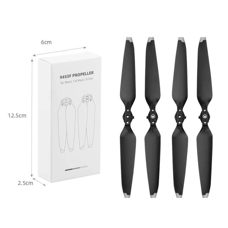 4/8 Pcs Quick Release Propeller Kompatibel mit D-J I Mavic 3 Pro/3 Cine/3 Classic 9453F Faltbare Klinge fans Requisiten Drone Zubehör(2 pair siliver) von LXRTKL