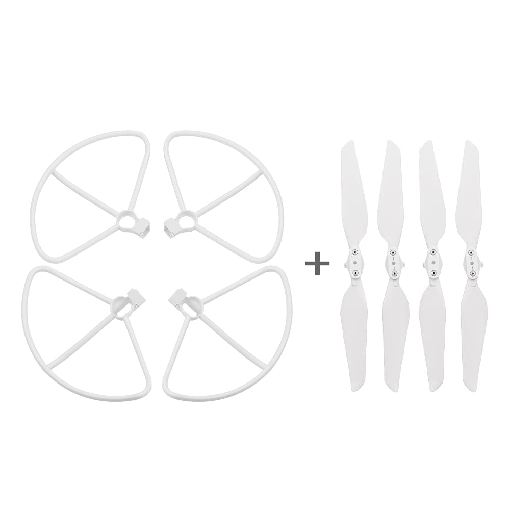 Hélices for FIMI X8 SE 2020, Hélice Protector for FIMI X8SE 2020, Ring Protector, Zubehör for Drohnen(White-guard-props) von LXRTKL