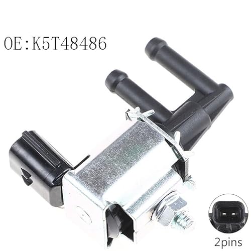 K5T48486 Neues Dampfkanister-Spülmagnetventil, kompatibel mit Ma-z-da Protege 5 626 6 RX-8 Miata MX-5 MPV K5T48279 Z504-18-741A Z50418741A von LXRTKL