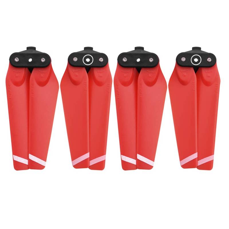 Schnellspanner 4730F/4732S Klapppropeller kompatibel mit D-J I SPARK Drohne Ersatzklinge Requisiten Ersatzteile Flügelventilatoren Zubehör(4pcs red) von LXRTKL