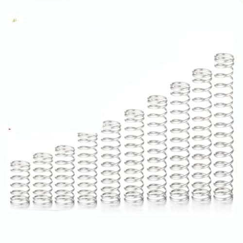 20pcs 0,3 mm Edelstahl Mikrokompressionsfeder OD 2mm/3 mm/4 mm/5 mm/6 mm Länge 5 mm bis 50 mm(20mm,5mm) von LXURY