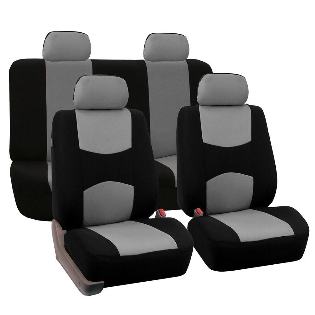 LXURY Auto Sitzbezüge Set für Suzuki Ignis(MF) 2.Gen 2016-2023, Komplettset Autositzschoner Sitzbezug Allwetter Universelle Vorne Hinten Sitzbezug Zubehör,D/Gray von LXURY