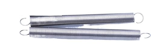 S Haken 304 Edelstahlspannung Federverlängerung Spulenfeder Rückzug Federdrahtdurchmesser0,8/1,0 mm Außendurchmesser 6-10 m(120mm(2 pieces),6mm 1.0mm) von LXURY