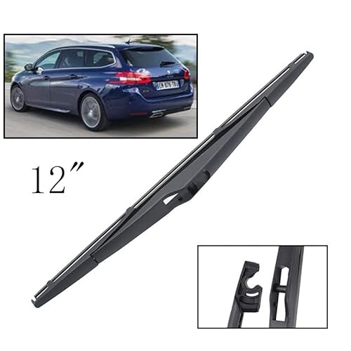 Scheibenwischer 12" Heckwischerblatt for Peugeot 308 SW Wagon 308SW T9 Estate 2014–2020 Windschutzscheibe Windschutzscheibe Heckscheibe von LXURY