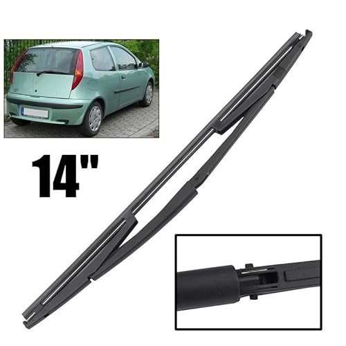 Scheibenwischer 14" Heckwischerblatt for Fiat Punto 188 1999-2010 Windschutzscheibe Windschutzscheibe Heckscheibe von LXURY