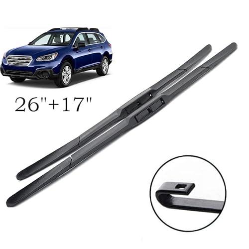 Scheibenwischer vorne Wischerblätter for Subaru Outback MK5 2014-2019 Windschutzscheibe Windschutzscheibe Frontscheibe 26 "+ 17" von LXURY