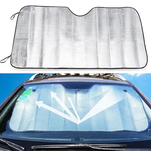 LXXCCC Auto Sonnenschutz für Frontscheibe Innen für VW Caddy (2015-2021), Auto Faltbarer Sonnenblende Vorne, Blockiert UV Frontscheibenabdeckung Sonnenschirm,Type-B von LXXCCC