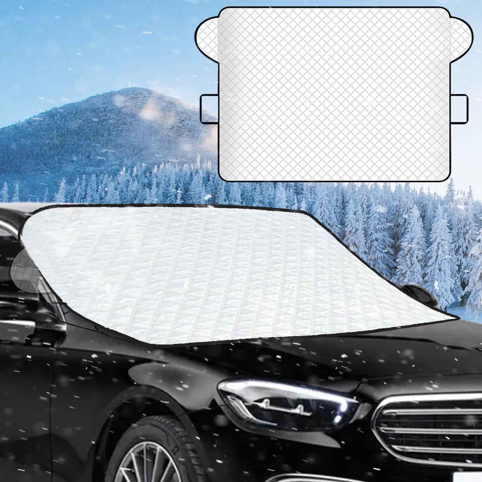 LXYYDS Frontscheibenabdeckung Winter, Windschutzscheibenabdeckung, Auto Scheibenabdeckung, Windschutzscheibe Abdeckung Faltbare, Auto Frostabdeckung, für Die Gegen Schnee, EIS, Frost, Staub, Sonne von LXYYDS