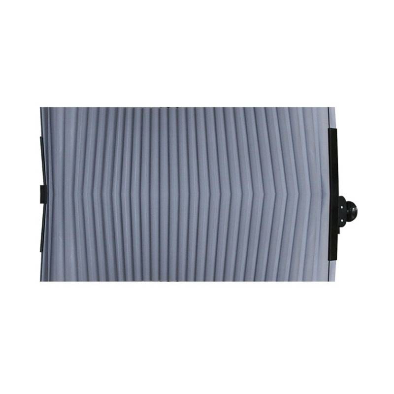 Windschutzscheibe Visier Versenkbare Front Sommer-Sonnenschirme Sonnenschutz für Die Meisten Automodelle, Zusammenklappen LXYYYD (Color : Silvery, Size : 46cm) von LXYYYD