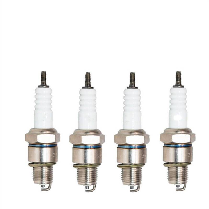 Automotive Performance Zündkerzen Zündsystem 2-8 PCS Zündkerzen Torch E7TC Ersetzen Sie für W22FP W22FP-U W22FPUS FLAT 603302211 Toyota 90098-22515 Zündkerzensatz (Color : 6 Pieces E7TC) von LXZLKHX