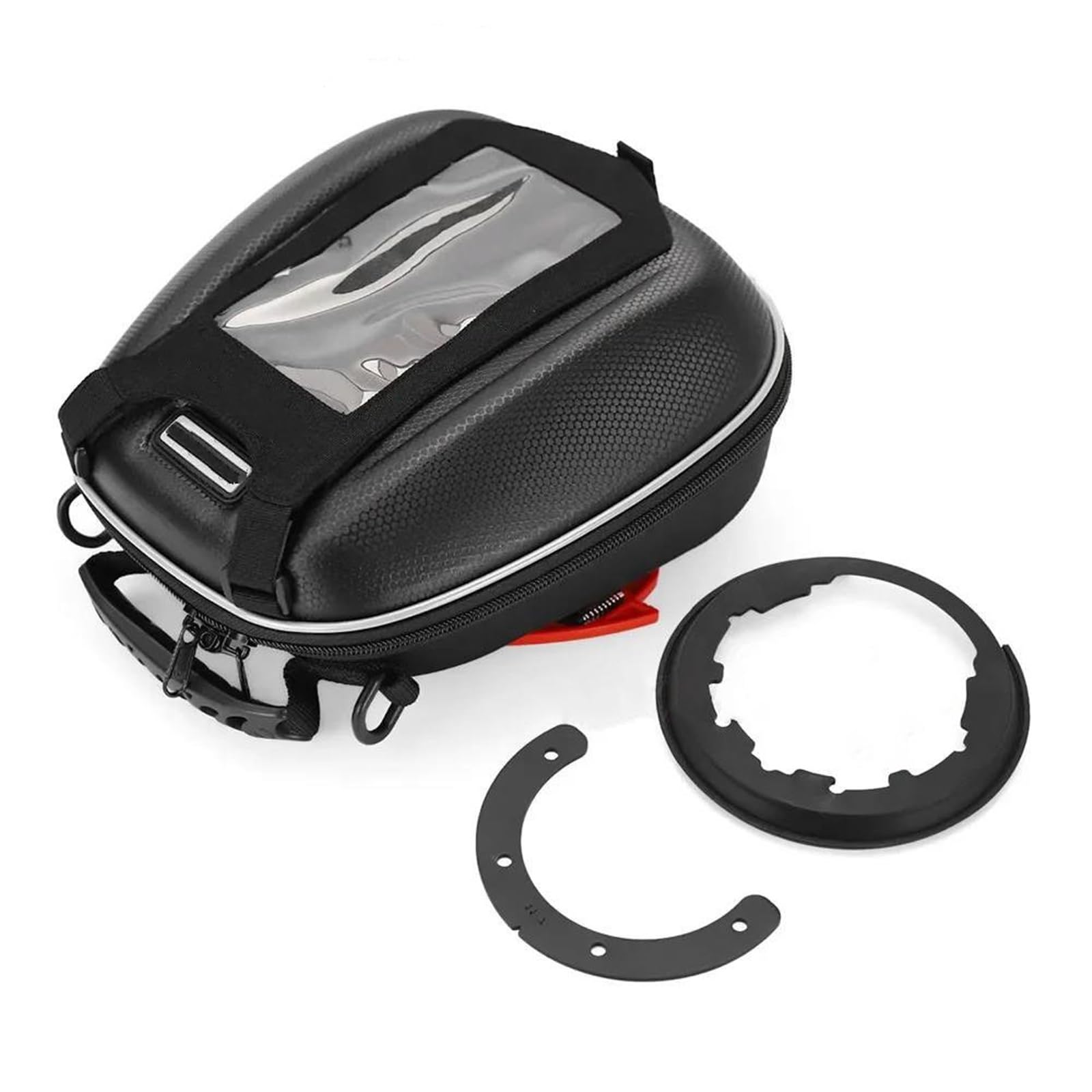 LYBH Aufbewahrungspaket Motorrad-Satteltanktasche Für Ducati Multistrada 1200 V4 V2 1260 950 S DVT Enduro 1200S Racing Tanklock Gepäck Wasserdicht Seitentasche(Groß) von LYBH